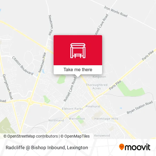 Mapa de Radcliffe @ Bishop Inbound