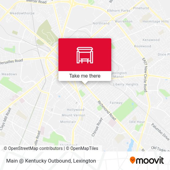 Main @ Kentucky Outbound map