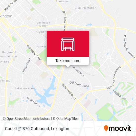 Codell @ 370 Outbound map