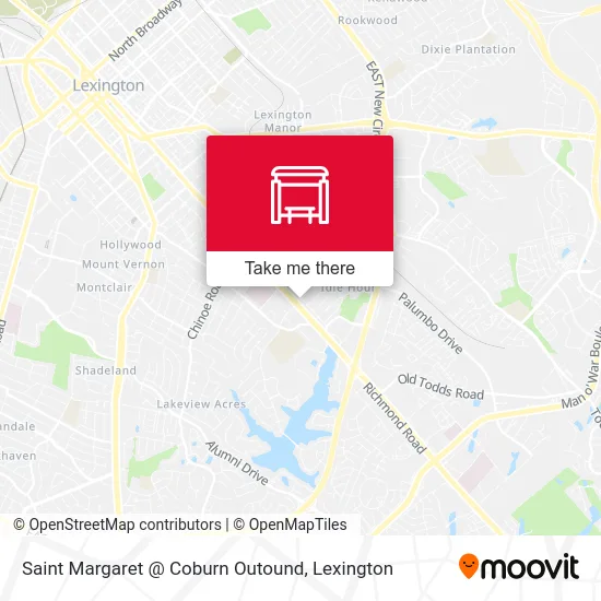 Mapa de Saint Margaret @ Coburn Outound