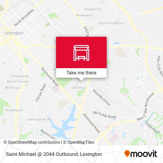 Saint Michael @ 2044 Outbound map
