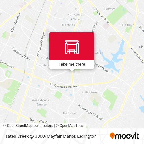 Mapa de Tates Creek @ 3300 / Mayfair Manor