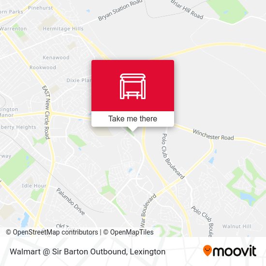 Mapa de Walmart @ Sir Barton Outbound