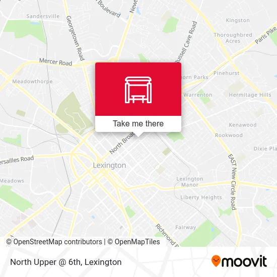 Mapa de North Upper @ 6th