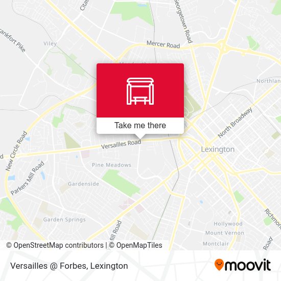 Versailles @ Forbes map