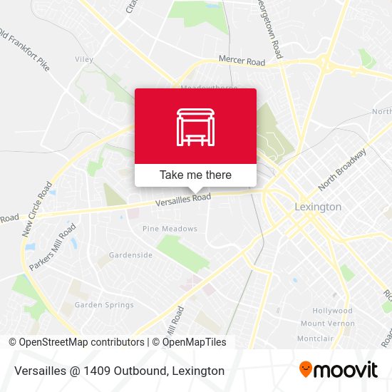 Versailles @ 1409 Outbound map