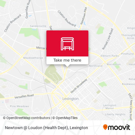 Newtown @ Loudon (Health Dept) map