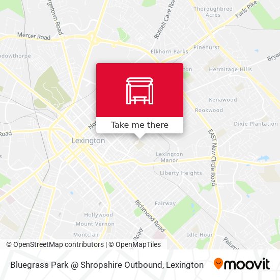 Bluegrass Park @ Shropshire Outbound map