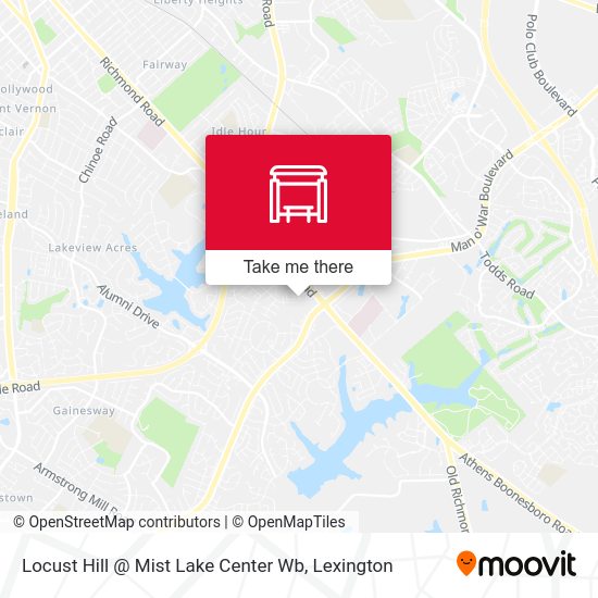 Locust Hill @ Mist Lake Center Wb map