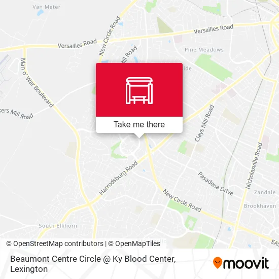 Mapa de Beaumont Centre Circle @ Ky Blood Center