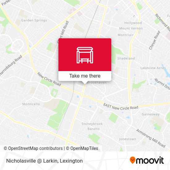 Mapa de Nicholasville @ Larkin