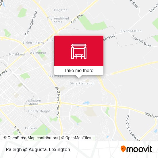 Mapa de Raleigh @ Augusta