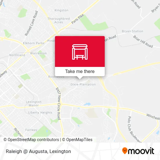 Mapa de Raleigh @ Augusta