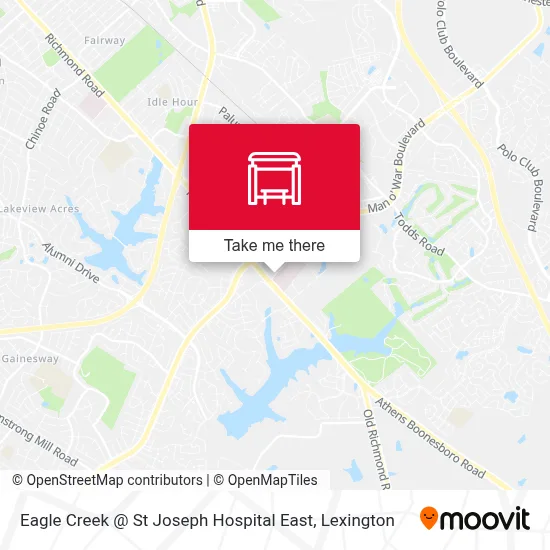 Eagle Creek @ St Joseph Hospital East map