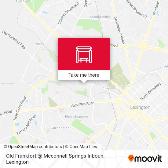 Mapa de Old Frankfort @ Mcconnell Springs Inboun