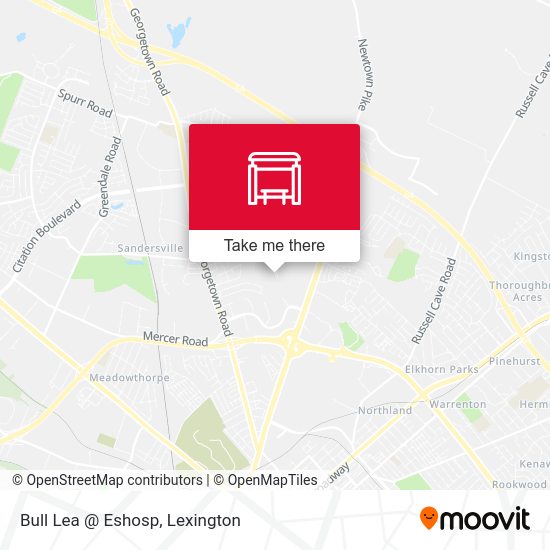 Bull Lea @ Eshosp map