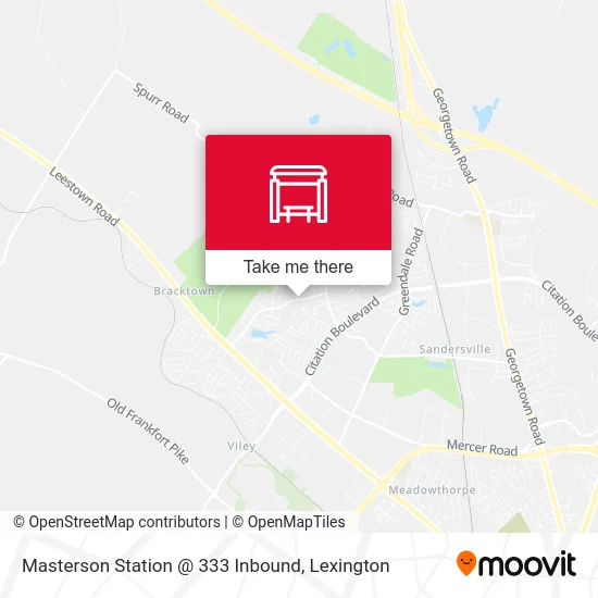Mapa de Masterson Station @ 333 Inbound