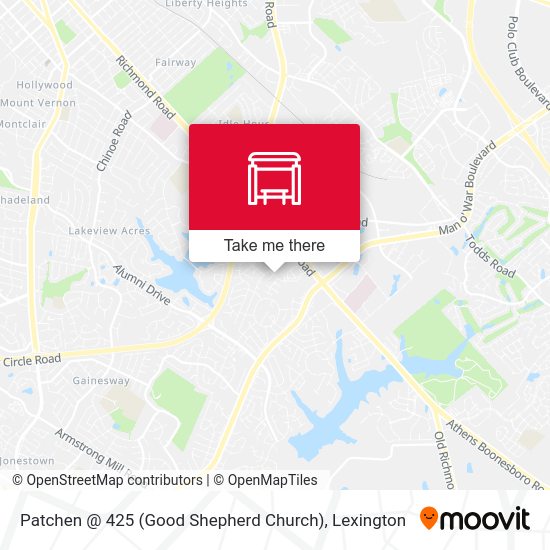 Patchen @ 425 (Good Shepherd Church) map