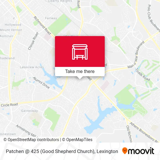 Mapa de Patchen @ 425 (Good Shepherd Church)