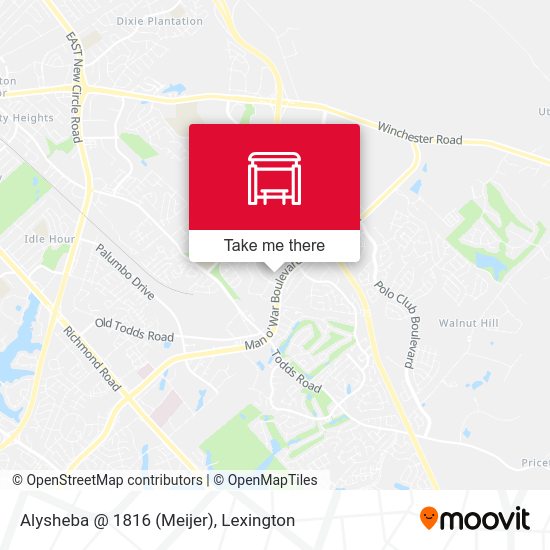 Mapa de Alysheba @ 1816 (Meijer)
