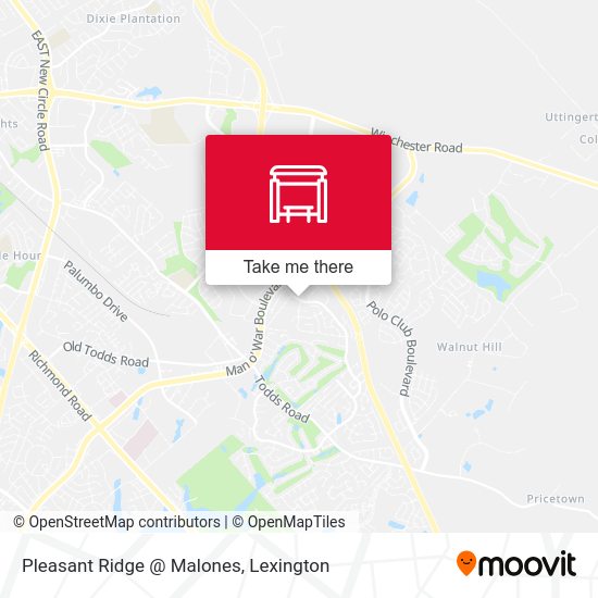 Pleasant Ridge @ Malones map
