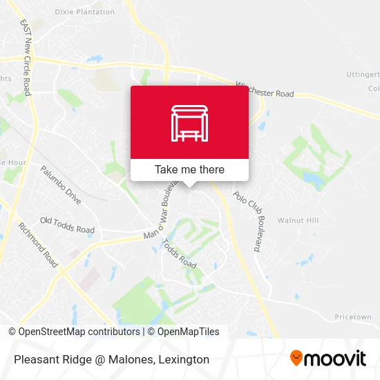 Mapa de Pleasant Ridge @ Malones