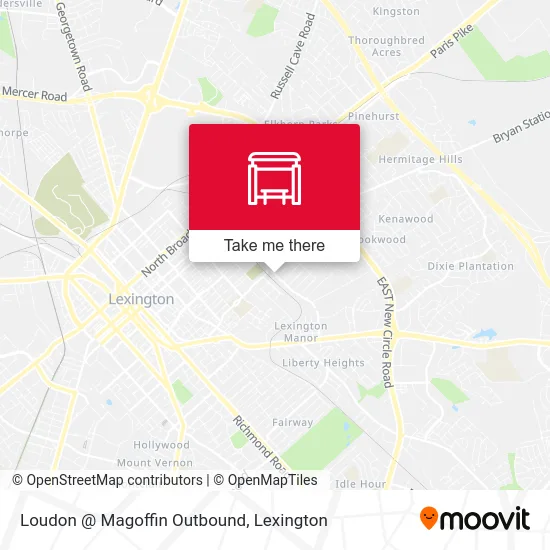 Mapa de Loudon @ Magoffin Outbound
