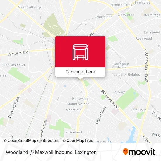 Woodland @ Maxwell Inbound map