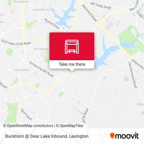 Buckhorn @ Dear Lake Inbound map