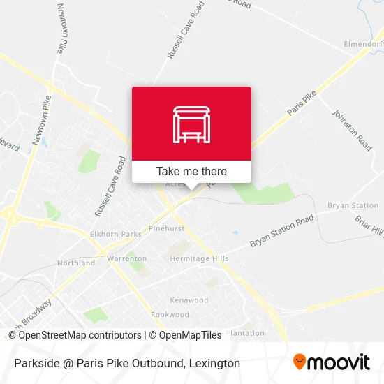 Mapa de Parkside @ Paris Pike Outbound