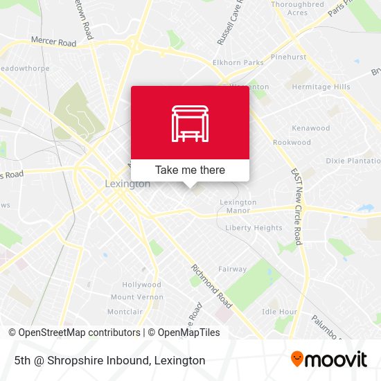 5th @ Shropshire Inbound map