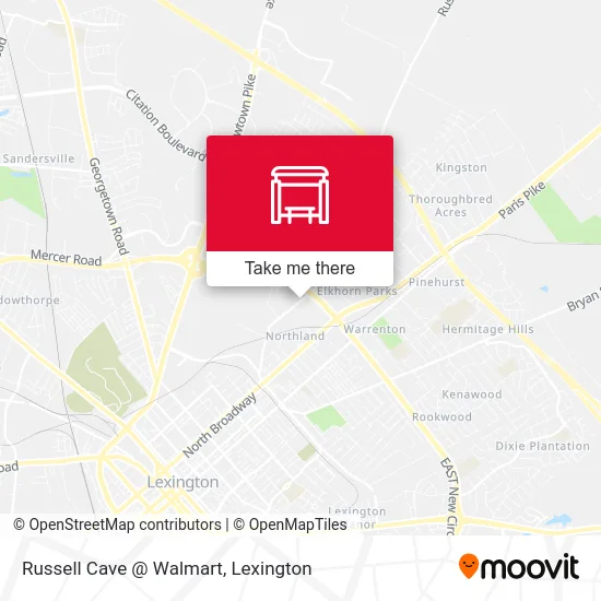 Mapa de Russell Cave @ Walmart