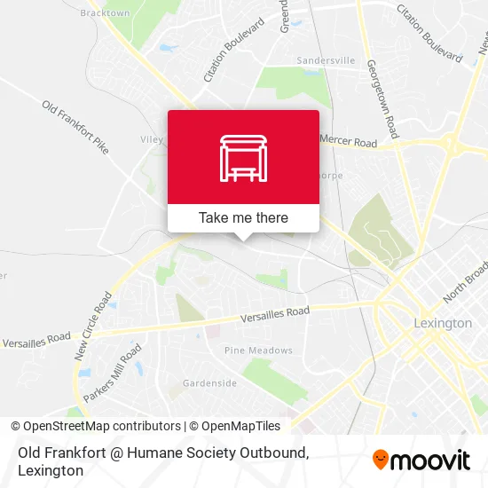 Mapa de Old Frankfort @ Humane Society Outbound