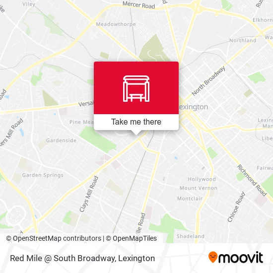 Mapa de Red Mile @ South Broadway