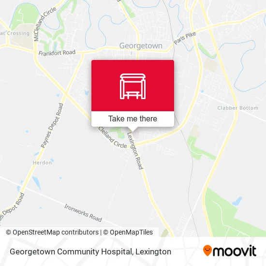 Georgetown Community Hospital map