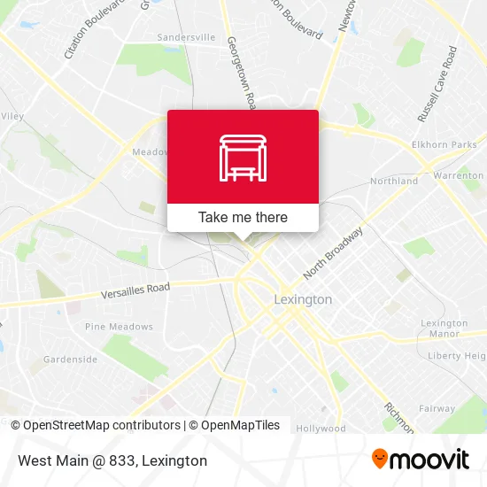 Mapa de West Main @ 833