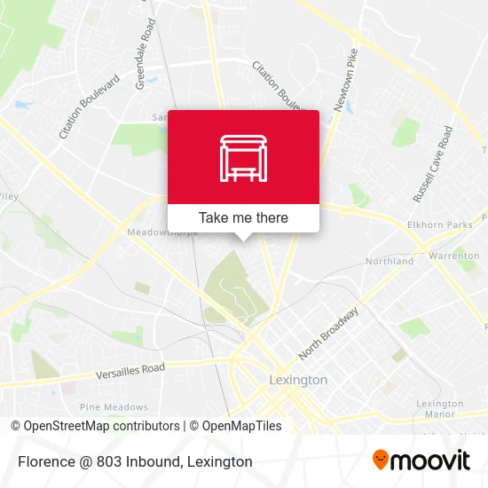 Mapa de Florence @ 803 Inbound