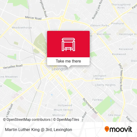 Mapa de Martin Luther King @ 3rd