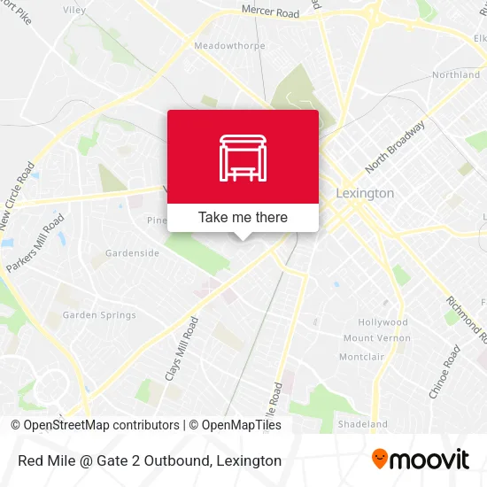 Mapa de Red Mile @ Gate 2 Outbound