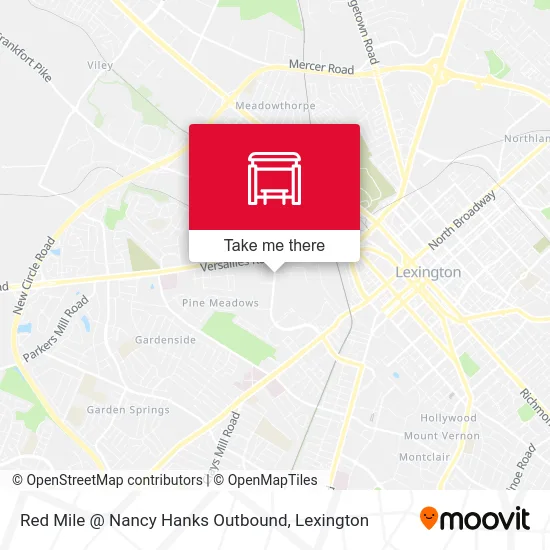 Mapa de Red Mile @ Nancy Hanks Outbound