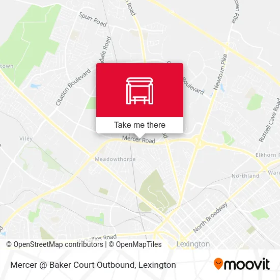 Mapa de Mercer @ Baker Court Outbound