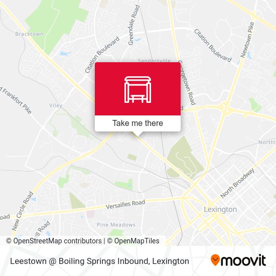 Leestown @ Boiling Springs Inbound map