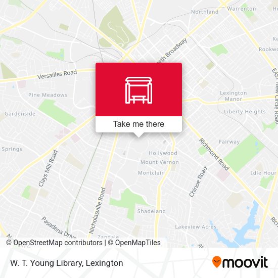 Mapa de W. T. Young Library