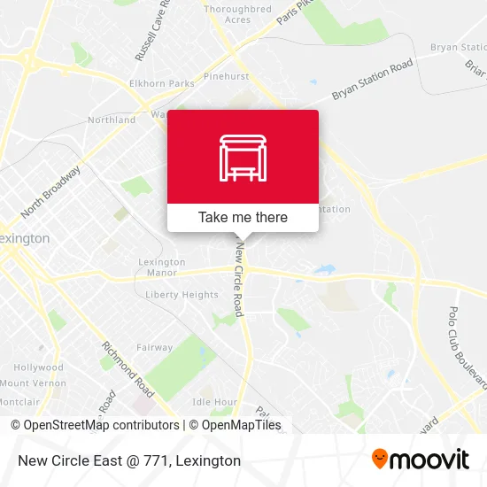 Mapa de New Circle East @ 771