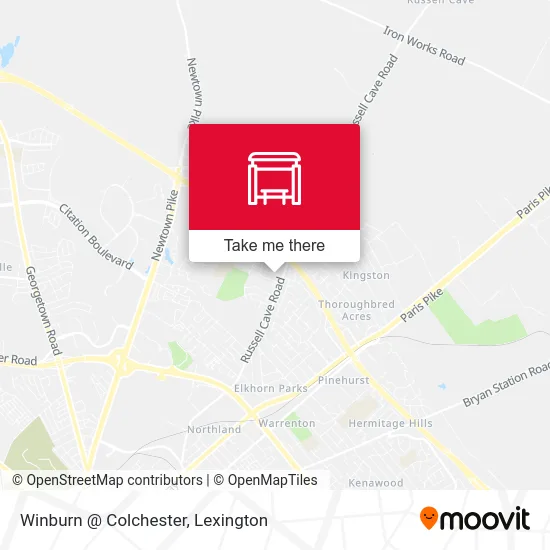 Mapa de Winburn @ Colchester