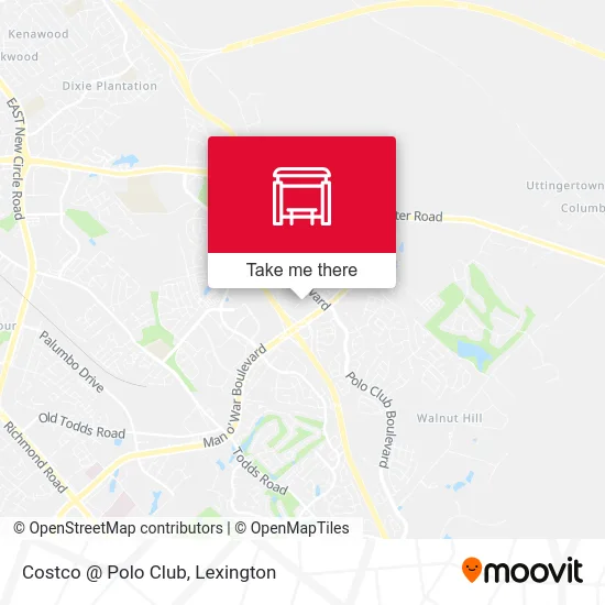 Mapa de Costco @ Polo Club
