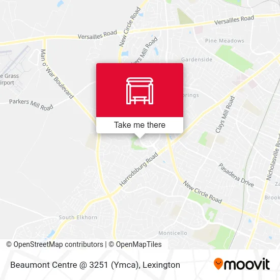 Mapa de Beaumont Centre @ 3251 (Ymca)