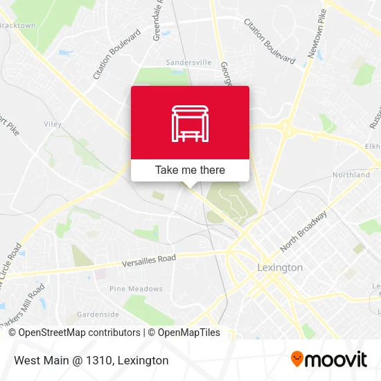 Mapa de West Main @ 1310
