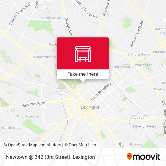 Newtown @ 342 (3rd Street) map