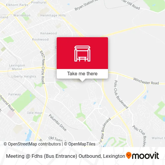 Mapa de Meeting @ Fdhs (Bus Entrance) Outbound